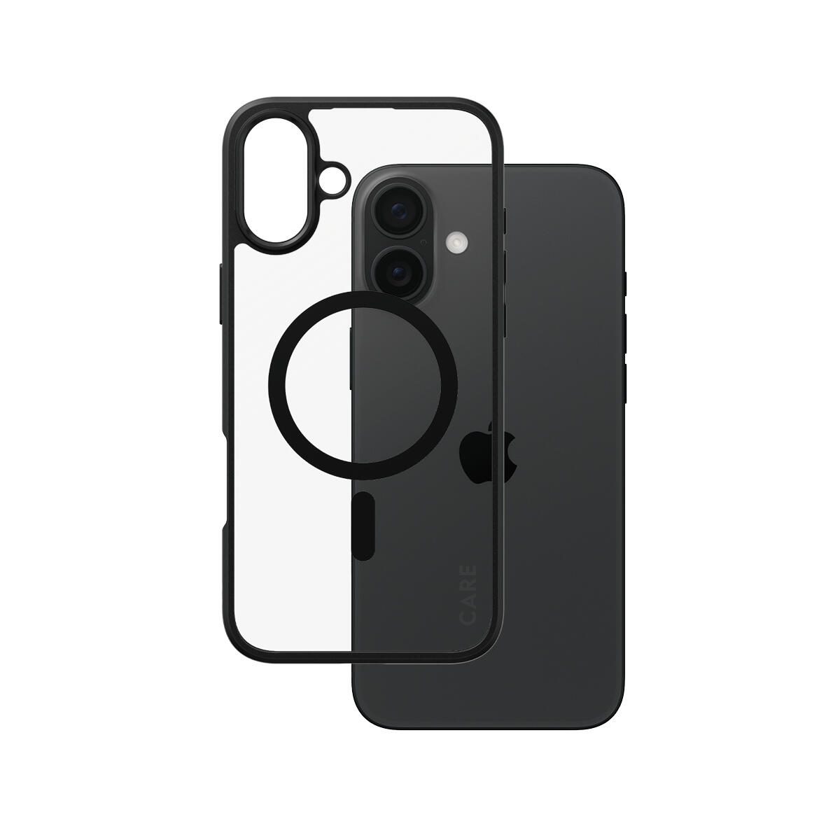 CARE by PanzerGlass® Flagship Case Transparent Urban Combat Schwarz Rahmen & MagSafe für iPhone 16 Plus CARE by PanzerGlass® Flagship Case Transparent Urban Combat Schwarz Rahmen & MagSafe für iPhone 16 Plus